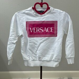 Versace Logo 90’s Kids Crewneck Sweatshirt